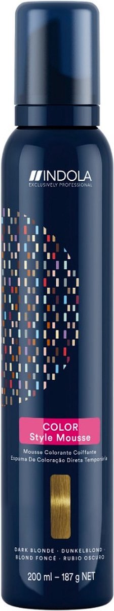 Indola Color Style Mousse Dark Blonde 200ml