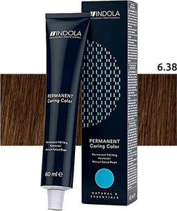 Indola Haarverf Profession Color Permanent Caring Color 6.38 Dark Blonde Gold Chocolate