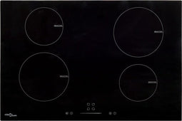 Inductiekookplaat 4 zones aanraakbediening 7000 W 77 cm glas