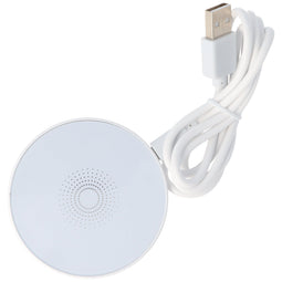Induction charger for Qi-compatible cell phones, smartphones and end devices, white, charging curren
