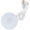 Induction charger for Qi-compatible cell phones, smartphones and end devices, white, charging curren