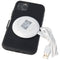 Induction charger for Qi-compatible cell phones, smartphones and end devices, white, charging curren