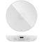Induction charger for Qi-compatible cell phones, smartphones and end devices, white, charging curren
