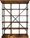 Industriële Boekenkast - Bruin