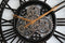 Industriele klok - Wandklok industrieel Geert - Ø 60cm - Metaal - zwarte klok