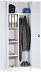 Industriële locker werkplaatskast of garderobekast 195x92x50cm Licht grijs