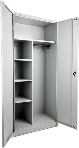 Industriële locker werkplaatskast of garderobekast 195x92x50cm Antraciet