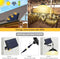 Industriële Tuinlamp - Solar - Afstandbediening - 4 Modi - Waterdicht
