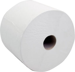 Industrierol 1-laags cellulose wit 24cm x 1000M - Pak 2 rol