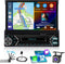 Inefala - 1 DIN Autoradio met 7 Inch Opvouwbaar Touchscreen & CarPlay/Android Auto