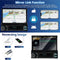 Inefala - 1 DIN Autoradio met 7 Inch Opvouwbaar Touchscreen & CarPlay/Android Auto