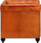 vidaXL Fauteuil Chesterfield-stijl echt leer tan