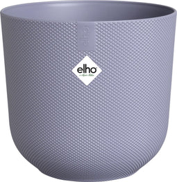 Elho Jazz Rond 23 Bloempot - 100% Gerecycled Plastic - Ø 23.1 x H 21.5 cm - Lavendel lila