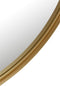 J-Line spiegel Rond Hoge Rand - metaal/glas - goud - large - Ø 110 cm