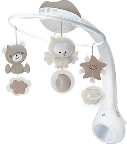 Infantino - Cream - Bed mobiel, Box activity en Nachtlampje(met muziek)