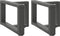 vidaXL - Salontafelpoten - 2 - st - T-vormig - 40x25x(30-31) - cm - staal - antraciet