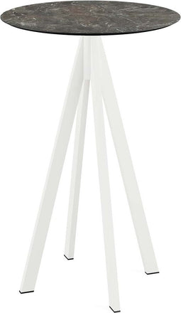 Infinity Statafel Wit Frame + Galaxy Marble HPL 70 cm - Essentials 120051570