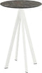 Infinity Statafel Wit Frame + Galaxy Marble HPL 70 cm - Essentials 120051570