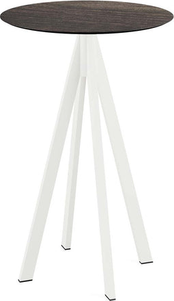 Infinity Statafel Wit Frame + Riverwashed Wood HPL 70 cm - Essentials 120051470