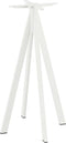 Infinity Statafel Wit Frame + Riverwashed Wood HPL 70 cm - Essentials 120051470