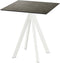 Infinity Terrastafel Wit Frame + Midnight Marble HPL 70x70 cm - Essentials 120021677