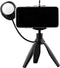 Influence - mini-tripod met LED ring voor smartphones