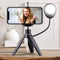 Influence - mini-tripod met LED ring voor smartphones
