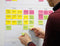 Info kanban planner - 30x50.8cm - 8 vel - incl. 3x 50x40mm sticky notes - IN-8761-08