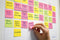 Info kanban planner - 30x50.8cm - 8 vel - incl. 3x 50x40mm sticky notes - IN-8761-08