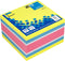 Info sticky notes - 450 vel - 75x75mm - geel, blauw, roze, wit - IN-5654-51