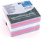Info sticky notes - 450 vel - 75x75mm - wit, paars, roze - IN-5654-63