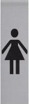 Infobord pictogram dame 165x44mm