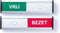 Infobord vrij/bezet 125x30mm