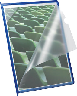 Infotas Flex-O-Frame met pen A4 blauw - 10 stuks