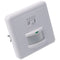 Infrared motion detector flush-mounted (indoor) Reacts to movement and acoustics