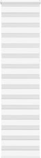 vidaXL - Zebra - rolgordijn - 60x200 - cm - stofbreedte - 55,9 - cm - polyester - wit