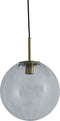 Light & Living Hanglamp Magdala - Smoke Glas - Ø30cm - Modern - Hanglampen Eetkamer, Slaapkamer, Woonkamer