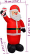 vidaXL - Kerstman - opblaasbaar - met - LED's - 120 - cm