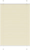 vidaXL - Plissé - rolgordijn - 100x150 - cm - stofbreedte - 99,4cm - polyester - crème