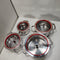 WMF Function4 - Pannenset - 5-delig - RVS - Glazen deksels met 4 afgietfuncties