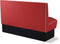 Bel Air Dinerbank Single Booth HW-150 Rood