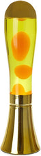 Balvi - Lavalamp - Magma oranje Lava - Goud - lavalampen