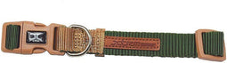 Dog collar Nayeco 48-66 x 2,5 cm Beige Green