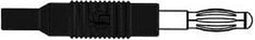 INJECTION-MOULDED ADAPTER PLUG 4mm TO 2mm / BLACK (MZS 4) (HM14T00)