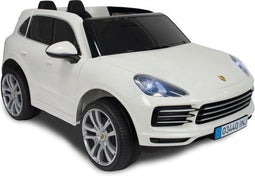 Injusa Electrische Kinderauto Porsche Cayenne S 12v Wit - Elektrisch