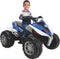 Injusa Rage Elektrische Kinderquad 12v Blauw/wit