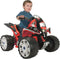 Injusa The Beast Elektrische Kinderquad 12v Rood/zwart