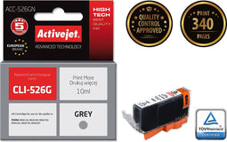 Ink Activejet ACC-526GN (replacement Canon CLI-526G; Supreme; 10 ml; Grey)