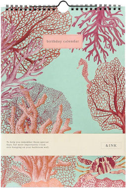 &INK Verjaardagskalender - Aqua
