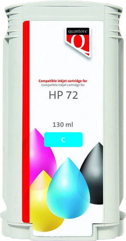Inkcartridge Quantore alternatief tbv HP 72 C9371A blauw | 1 stuk